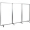 Flash Furniture Transparent Mobile Partition, 72"H x 36"L BR-PTT001-3-AC-90183-GG - alternate 6